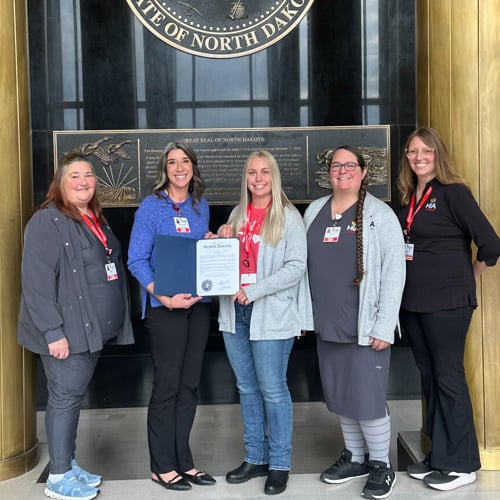 Governor Armstrong Recognizes HIA Hospice During National Hospice & Palliative Care Month