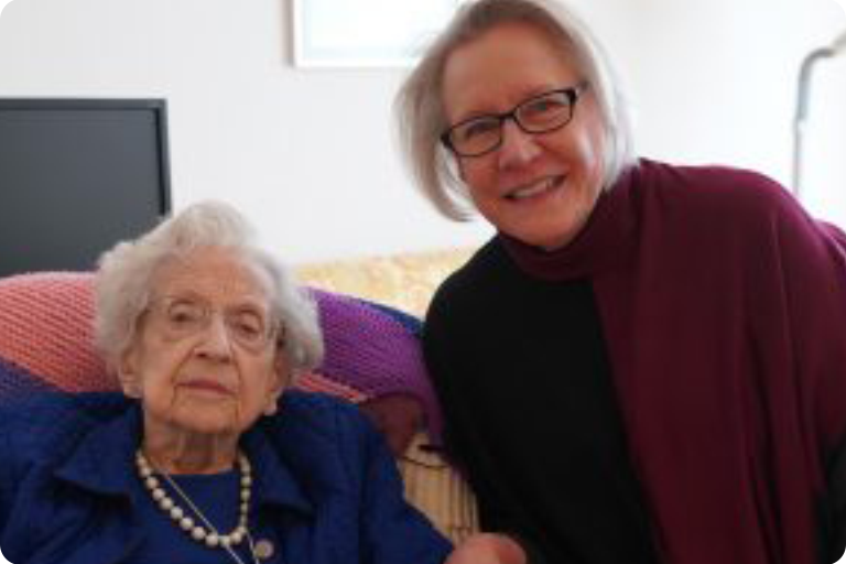 Terry and her daughter, Pat.